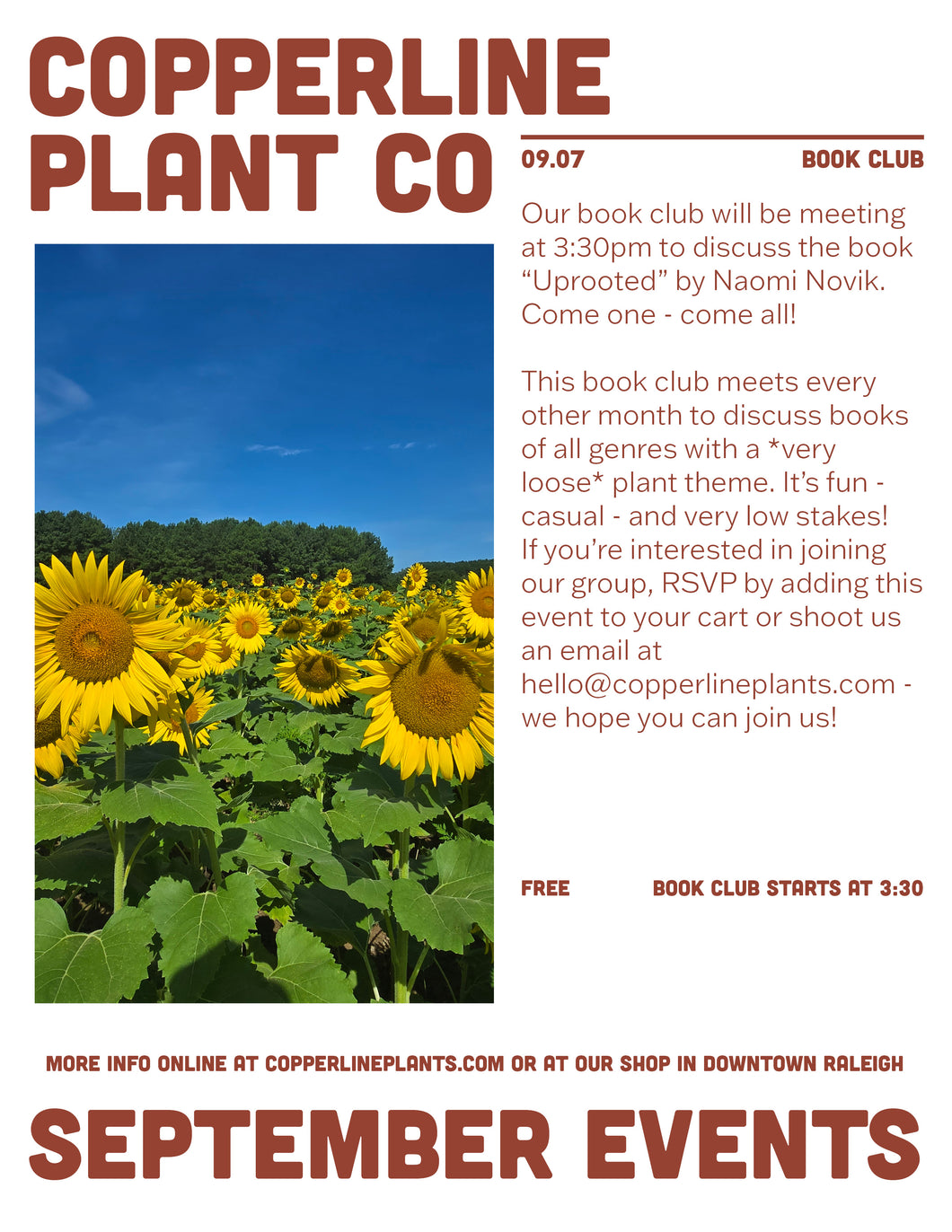 September 7 | Book Club Meeting