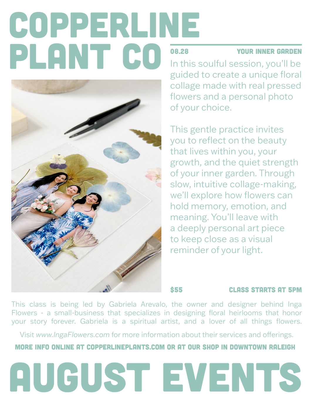 August 28 | Your Inner Garden w/ Inga Flowers