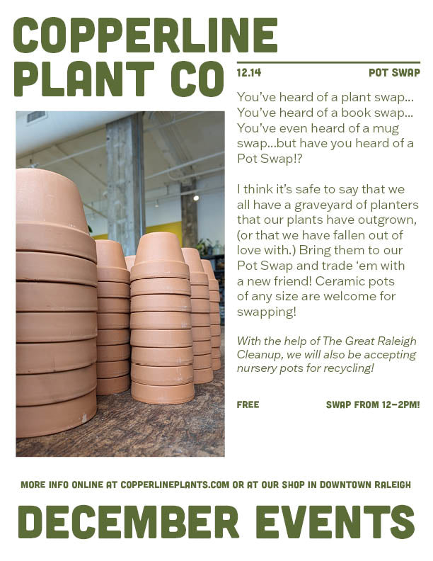 December 14 | POT SWAP!
