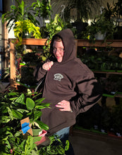 Load image into Gallery viewer, black copperline zip up hoodie
